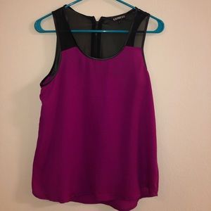 Express pink tank top